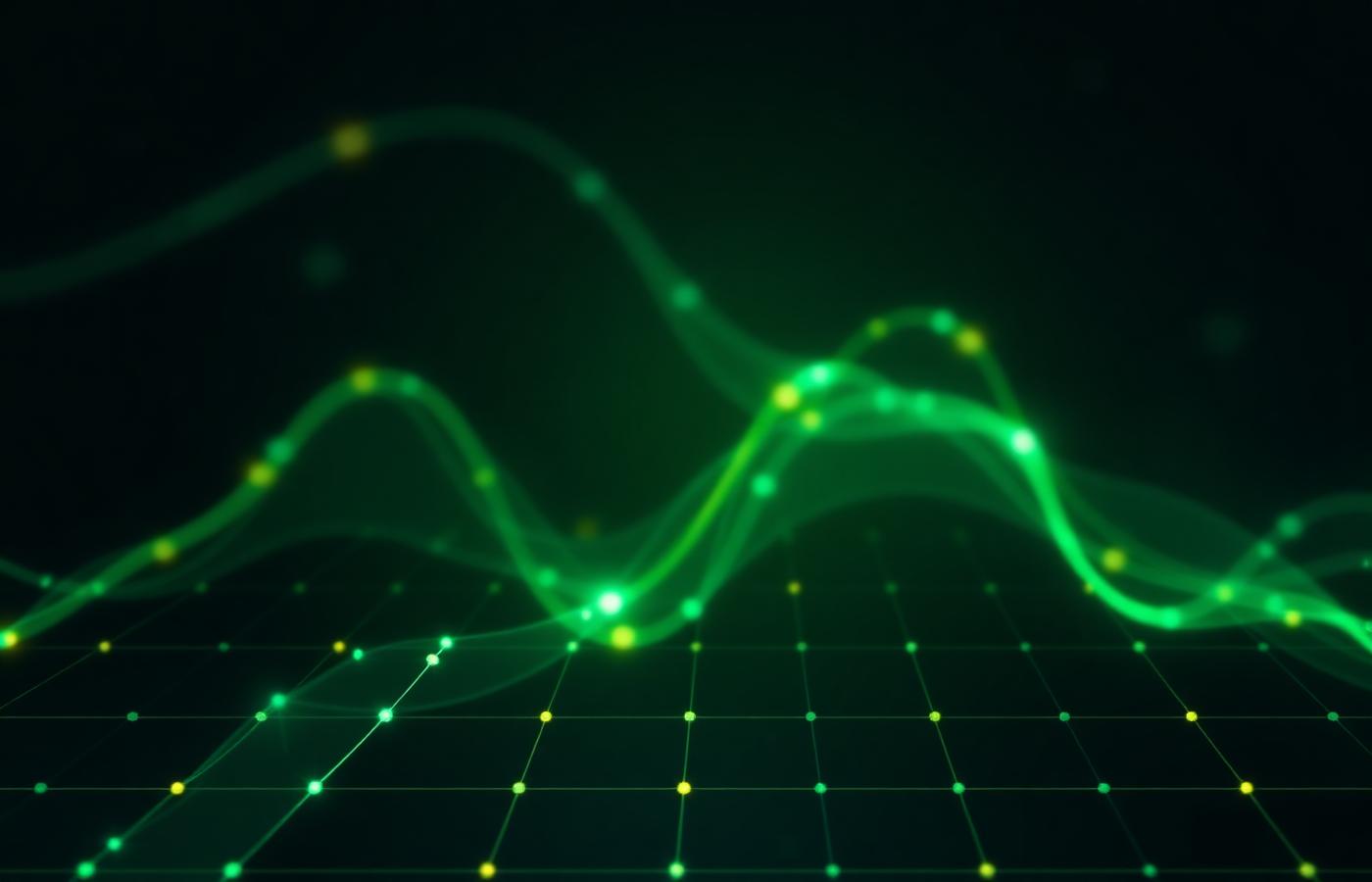 Abstract technology network visualization