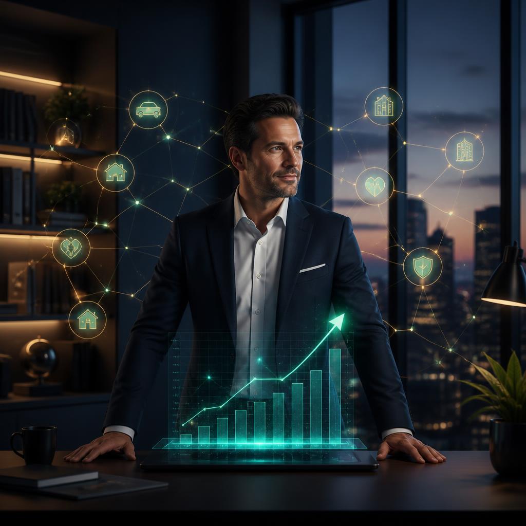 Independent agent with a growing holographic book of business